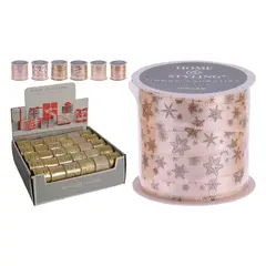 ლენტი 1x500 სმ ოქროსფერი 6ass