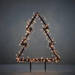 საახალწლო დეკორაცია ნაძვის ხე 175 LED 53x75 სმ