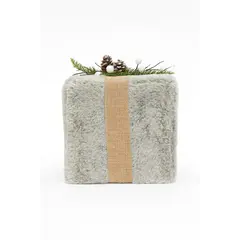 საახალწლო დეკორი ყუთი ნათებით 16x16 სმ SH-8066-2