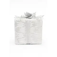 საახალწლო დეკორი ყუთი გნათებით 16x16 სმ SH-8068-2