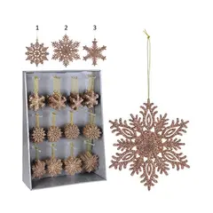 საახალწლო მორთულობა "ფიფქი" 10 სმ