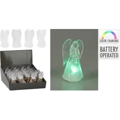 საახალწლო დეკორი "ანგელოზი" angel 11cm 4ass clr