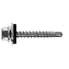 თვითმჭრელი ბურღი 4,8x35 ხე საყელურით Koelner EPDM RAL 20 ც B-OD-48035T8019