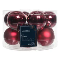 ნაძვის ხის ბურთი Baubles Glass 5cm 12 cm
