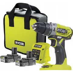 Дрель-шуруповерт ударный аккумуляторный Ryobi ONE+ R18PD2-220S 18V