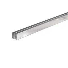 ალუმინის კუთხე U-ებრი Arcansas ქრომი 20x18x2000 მმ