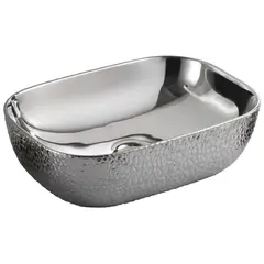Washbasin Osis overhead Art basin 8435BY Silver