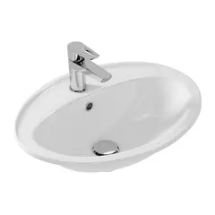 Washbasin embedded Cersanit Calla 54 white