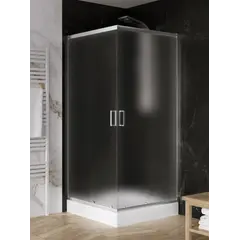 საშხაპე კაბინა New Trendy Suvia 2D K-3576 90x90x185 სმ 5მმ მქრქალი მინა