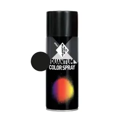 სპრეი საღებავი მქრქალი Elastotet Quantum Color Spray Ral 9005 400ml შავი