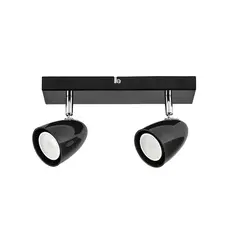 სპოტი Rabalux Perico 2 GU10 h150 L260 შავი