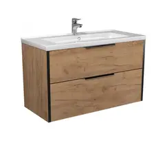 აბაზანის ტუმბო ხელსაბნით LINE Craft 100-А wood Cosmo 100 სმ