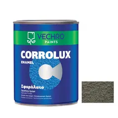 Anticorrosive enamel for metal Vechro Corrolux hammered N 90 grey semi gloss 750 ml