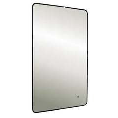 სარკე შავი უკონტაქტო სენსორით Silver Mirrors Incanto 600х1000