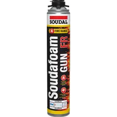 Mounting foam fire-resistant Soudal Soudafoam FR Gun 750 ml