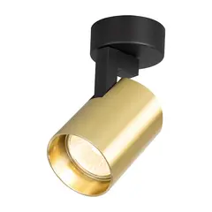 სპოტი Milagro ML0677 Volf 1 GU10 ოქროსფერი შავი