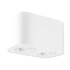 დაუნლაითი Rabalux Kobald 2 GU10 h105 რეგულირებადი თეთრი 2054