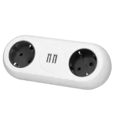 Удлинитель настольный ORNO 2х1,4м 2xUSB Schuko 13133W