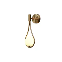 Wall lamp Pendent E27 1 gold white 9914 BZ WH
