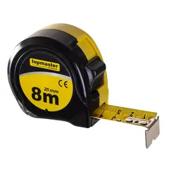 Measuring tape Topmaster Black Edition 260554 8 m