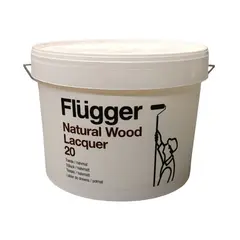 ხის ლაქი შიდა გამოყენებისთვის Flugger Natural Wood Lacquer 20 3 ლ