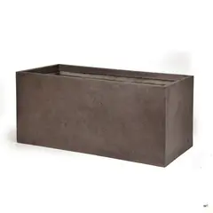 ქოთანი კერამიკული Mega Collections Clayfibre Bigular Taupe 80x40x40სმ 128ლ