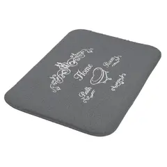 Коврик для ванной Bisk Nicea 07497 50x80 см серый