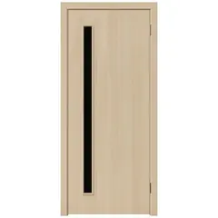 კარის ბლოკი Omis Techno 01 მუხა ნეაპოლი-შუშა შავი 34x700x2150 მმ