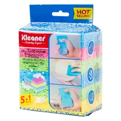 ღრუბელი ჭურჭლის Kleaner 6 ც