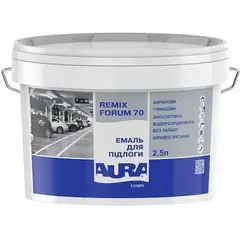 Enamel for wood and concrete floors Eskaro Aura Luxpro Remix Forum 70 2.5 ლ