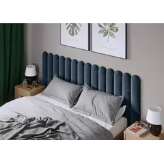 კედლის რბილი პანელი VOX Profile Oval 15x60 სმ. მუქი ლურჯი