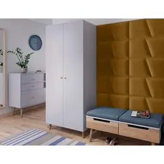 კედლის რბილი პანელი VOX Profile Geo 30x35 სმ. ყვითელი