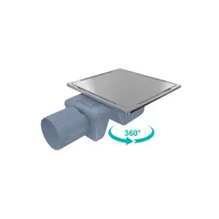 Трап для душа Valtemo Inox-s Trendy VFD-774315 10X10 cм