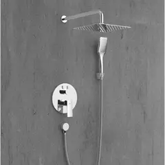 საშხაპე სისტემა ჩასაშენებელი Rubineta Modena-2F Chrome