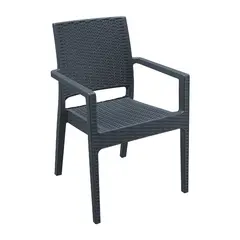 Стул темно серый Ibiza 87x59x58 см