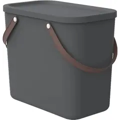 Multifunctional storage box ALBULA gray