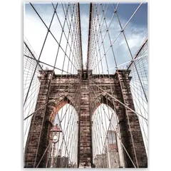სურათი შუშაზე Styler Brooklyn Bridge GL344 50X70 სმ