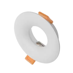 წერტილოვანი სანათი GTV AURORA GU10 მრგვალი თეთრი IP20