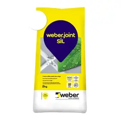 Затирка для швов Weber.joint SIL 2 кг 400 белая