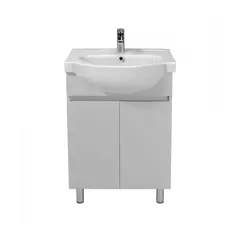Тумба для ванной с умывальником TEMP 65 white Freja 65 см