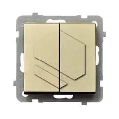 ჩამრთველი ჩარჩოს გარეშე Ospel ŁP-2R/m/39