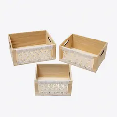 Woven basket YL-09 3 pc