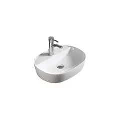 Washbasin Pate Oval 78239 Glossy white