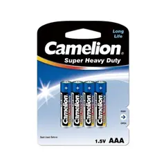 Battery Camelion Super Heavy Duty AAA saline 4 pcs