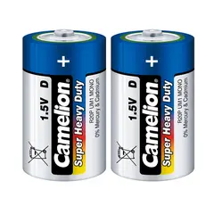 Battery Camelion Super Heavy Duty blue D saline 2 pcs