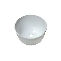 Overlaid washbasin 78733 Glossy White round 385x380x250 mm