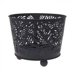 გრილი ნახშირის FIRE BOWL 39X32CM BLACK 2ASS