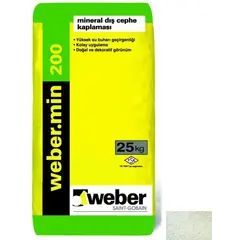 ბათქაში ფასადის Weber.min 200 25 კგ