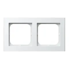 Рамка Ospel Sonata R-2R/00 2 местная белая