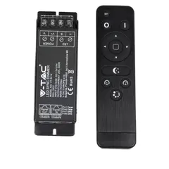 დიმერი სამართავით ლედ ლენტის V-TAC 3337 RF 14B 25 A 12/24V 300W